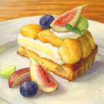 「 秋のタルト 」　2024.09　140×180(mm)