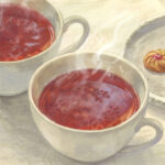 「 秋映る 」　2025.11　140×180(mm)