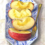 「 りんご 」　2024.01　180×140(mm)